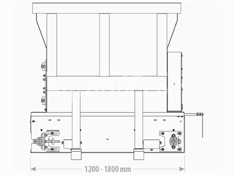 FK Machinery FK-BEDDINGBUCKET-UNI / Einstreugerät Universal 120-220 cm