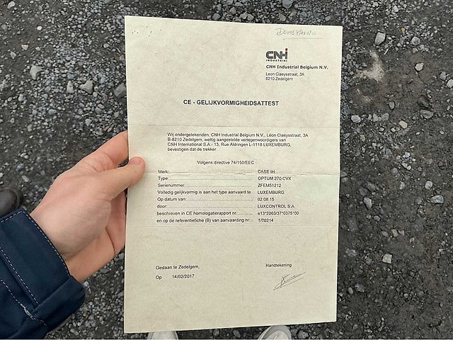 Case IH Optum 270 CVT