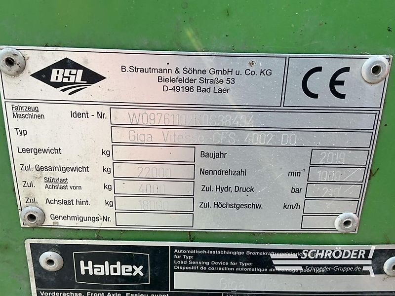 Strautmann GIGA VITESSE 4002 DO