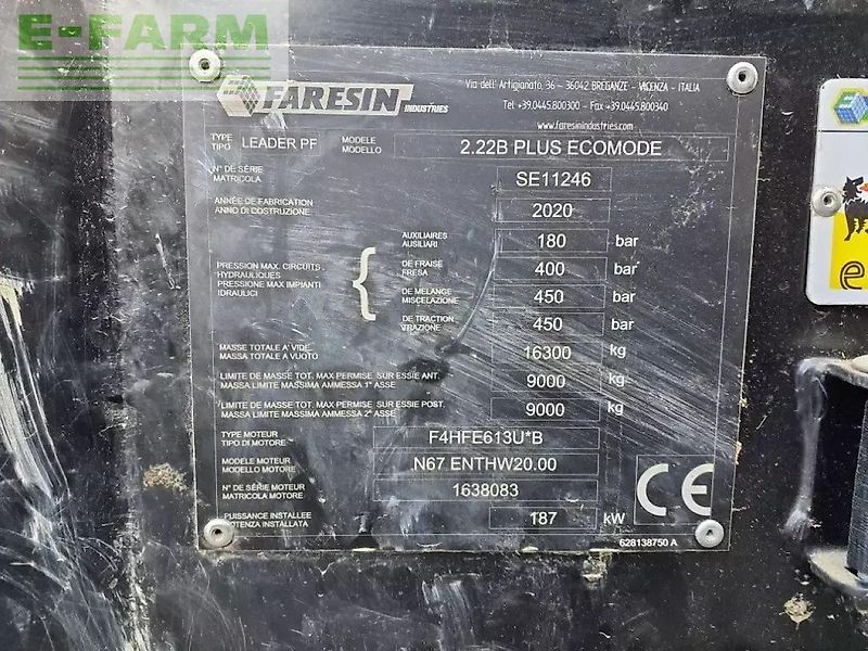 Faresin leader pf2.22 plus ecomode