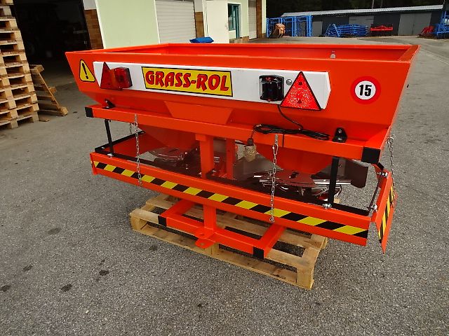 Grass- Rol- Salzstreuer - NEU-  600 oder 1000 Liter  - Doppelscheibenstreuer -  Verzinkt- und Lackiert NEUE- N0 56/ 3- Salzstreuer - 600 und Liter 1000 möglich