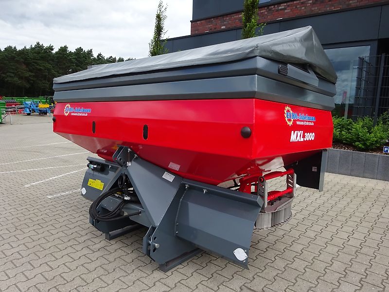 Unia 2-Scheiben Düngerstreuer mit Fahrgestell, MXL 3000, NEU, Streubreite bis 36 m, 3000 Ltr. Behälter