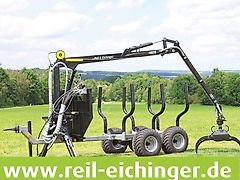 Reil & Eichinger Rückewagen Krananhänger Kleinschlepper Reil & Eichinger RE3/4200