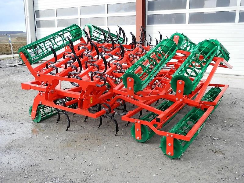 AGRO-MASZ AU56 Saatbeetkombination, Eggenkombination, Kultiegge (Lagergerät)