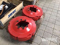 Fendt RADGEWICHTE 2X 200KG + ADAPTERPLATTEN