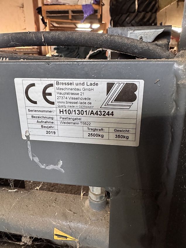 Bressel und Lade Seitenverschub hydraulisch