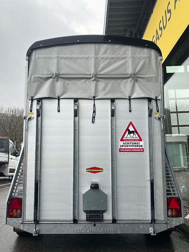 Böckmann Portax E 2 Pferdeanhänger Alu 2,4t SK NEU