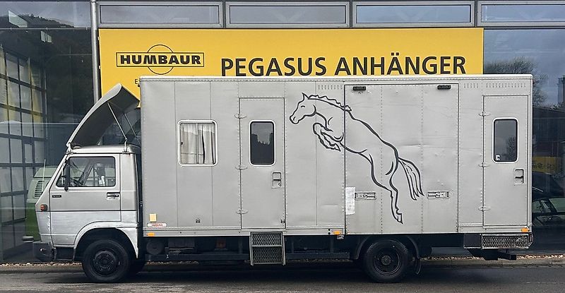 MAN VW 8.153 3 Pferdetransporter Wohnabteil 7,5t.