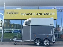 Böckmann Uno 2-Pferdeanhänger 1,6t Sattelkammer Holz/Poly