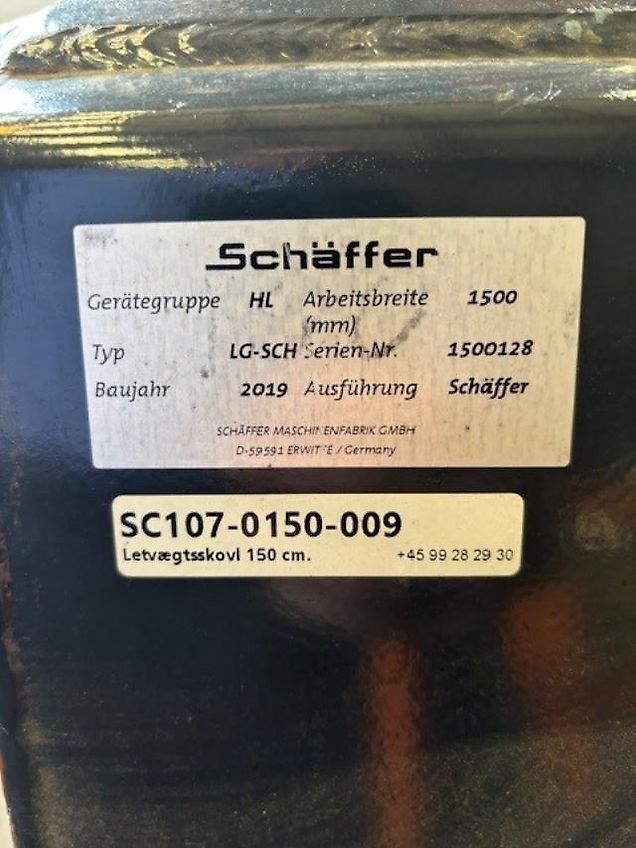 Schäffer 150 CM LETVÆGTSSKOVL