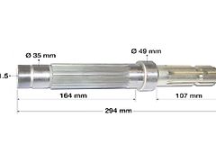 Landini Zapfwelle LANDINI 6550/8550/7880 3543737M3