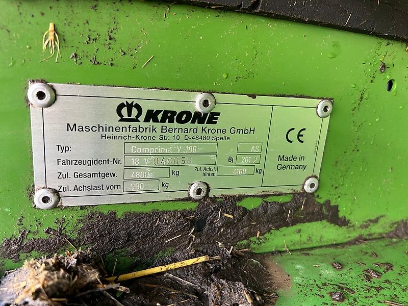 Krone Comprima V 180 XC