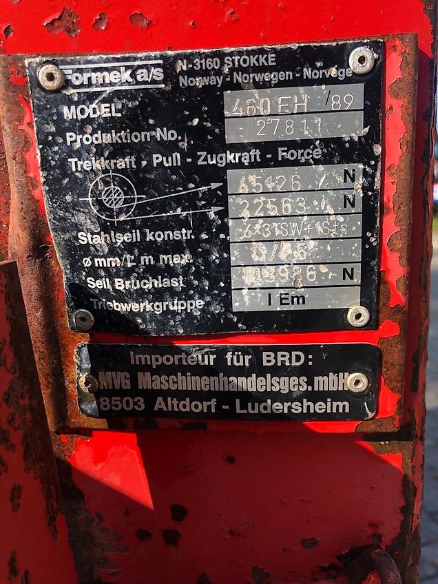 Norse 460 EH Forstseilwinde mit Funkfernsteuerung