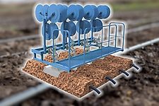 M.O.M. Tropfschlauch-Damm-Verlegemaschine