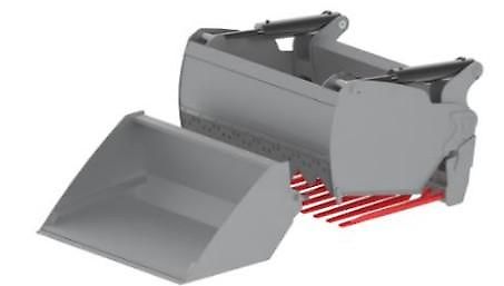 TOP-AGRO Silageschneidzange 3in1 ab 1,60 bis 1,80m