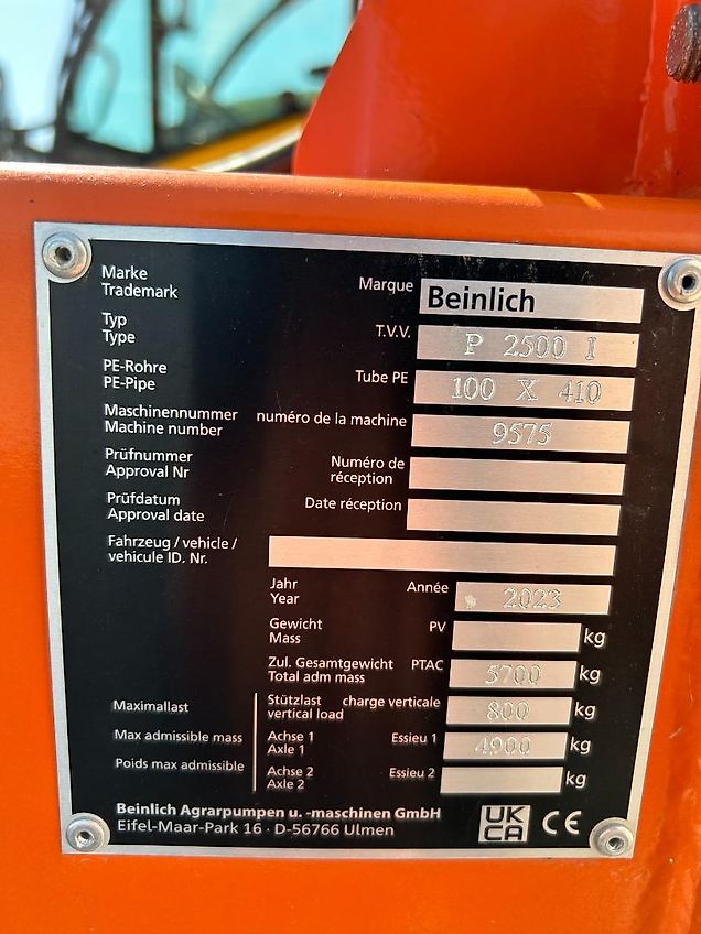 Beinlich Primus P 2500